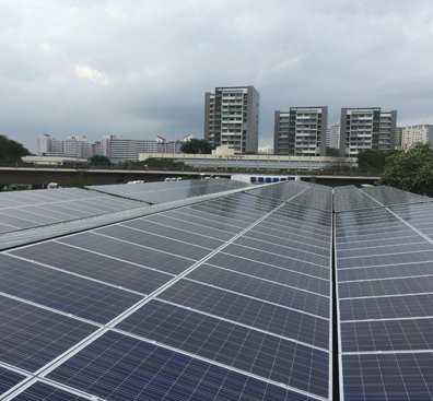 First solar leasing project for the Defence sector in SG.