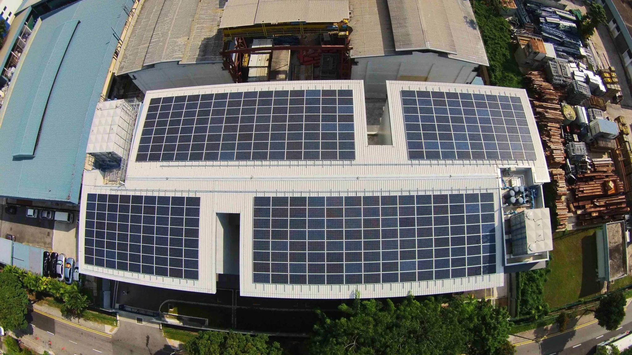 Woh Hup Dormitory rooftop solar