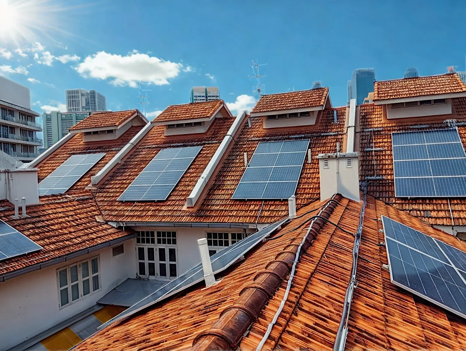 Mandala Club elevated solar on conservation building